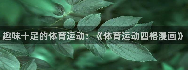 k1体育app下载：趣味十足的体育运动：《体育运动四格漫画》